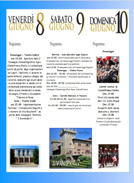 Programma Rassegna a Castelfranco Emilia 2018